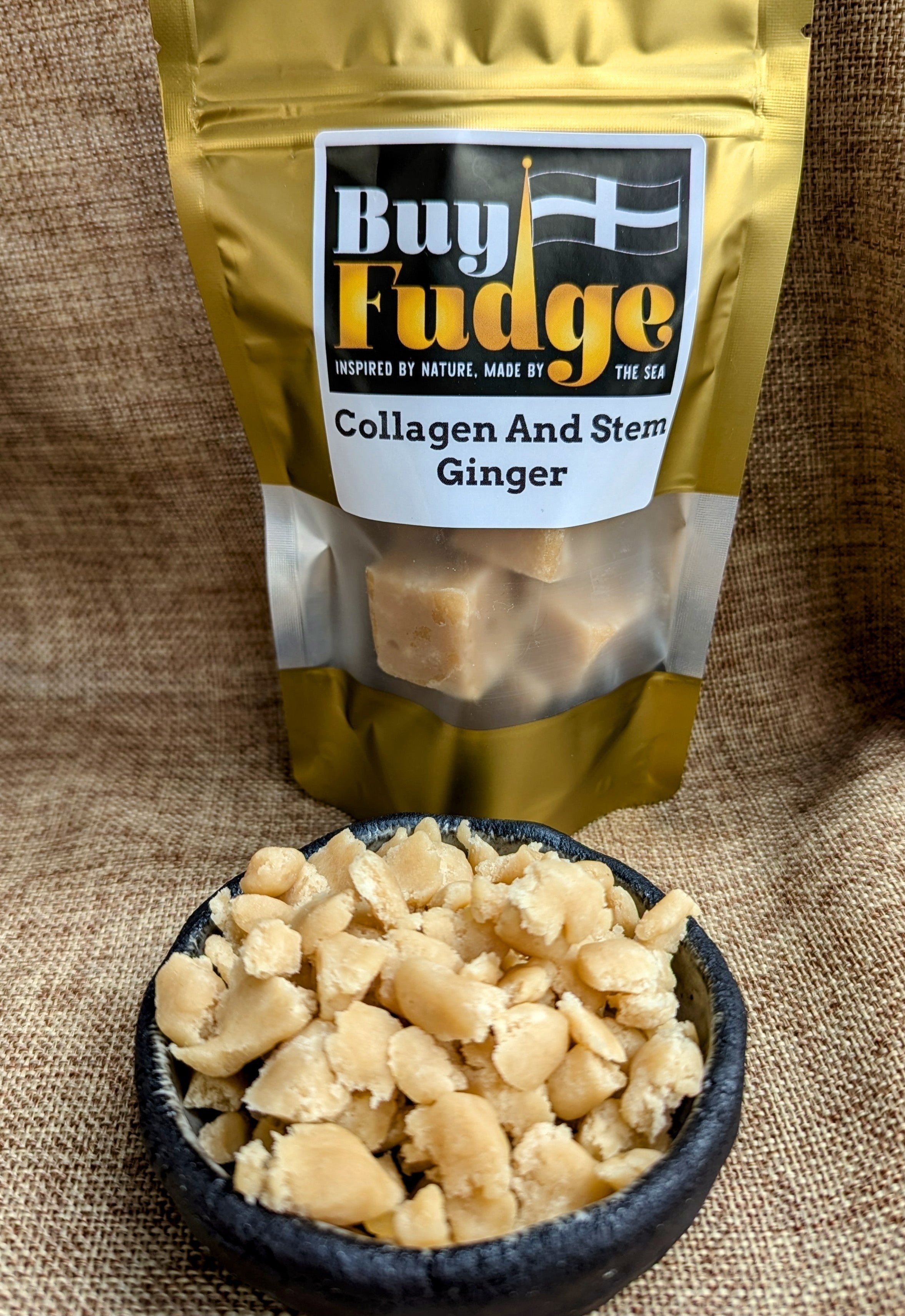 Stem Ginger and Collagen Fudge Buy Fudge